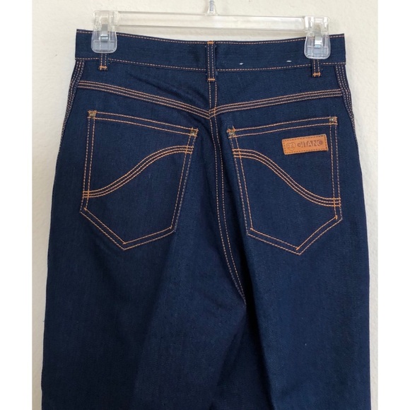 Vtg 80’s Gitano Dark High Waist Slim Straight Leg Mom Jean - Picture 5 of 6